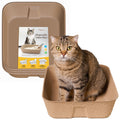 4 Pack Disposable Cardboard Cat Litter Boxes R329