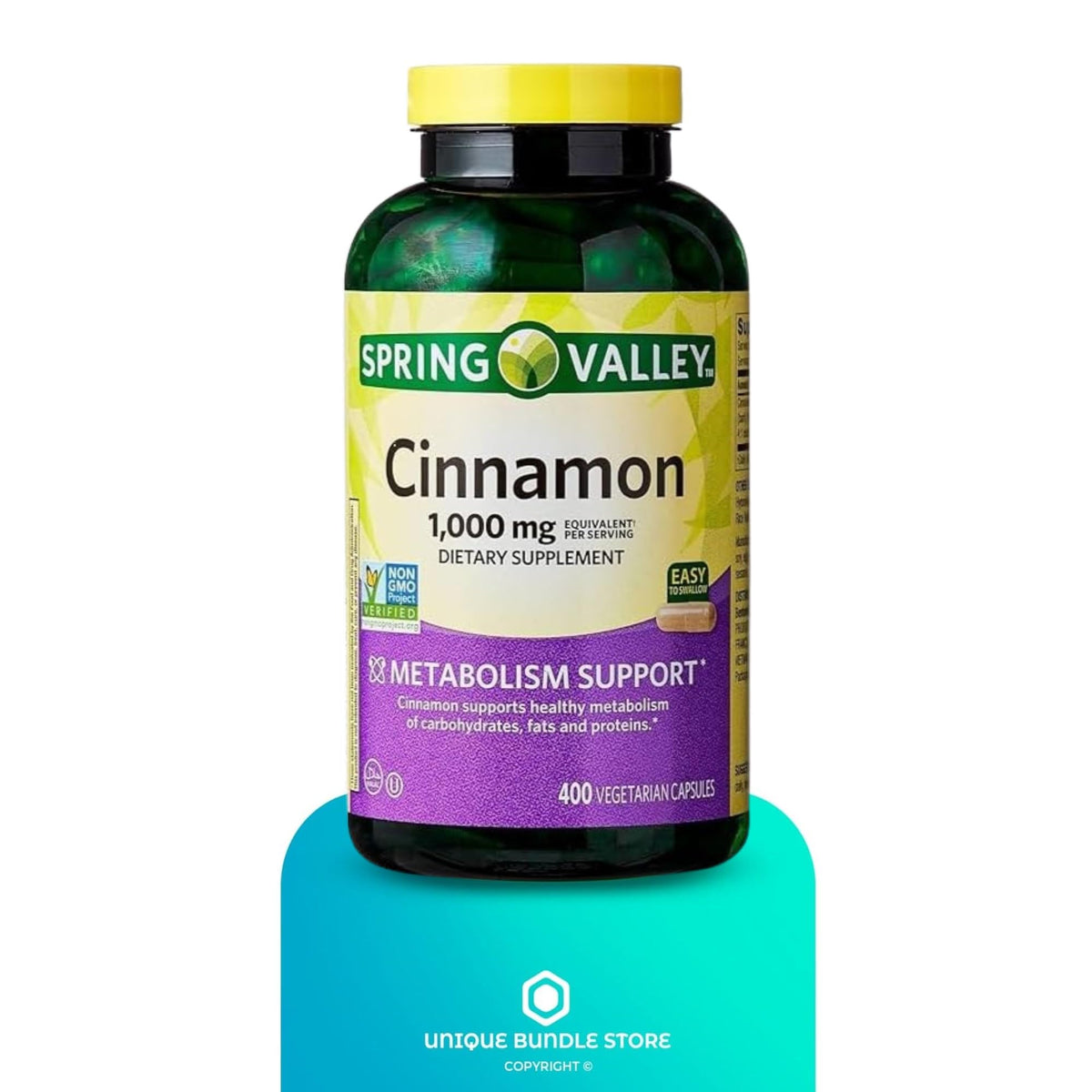 Cinnamon 1000 mg 400 Capsules A7786