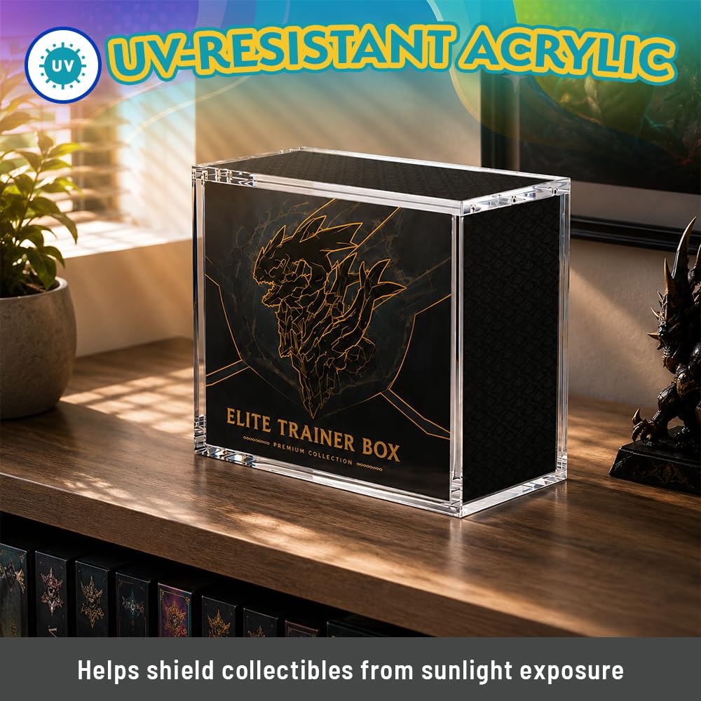Ultra Clear Acrylic Magnetic Lid Card Storage Display Case K81181