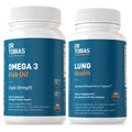 Omega 3 Fish Oil & Lung Health Supplements, 60 Capsules Q868