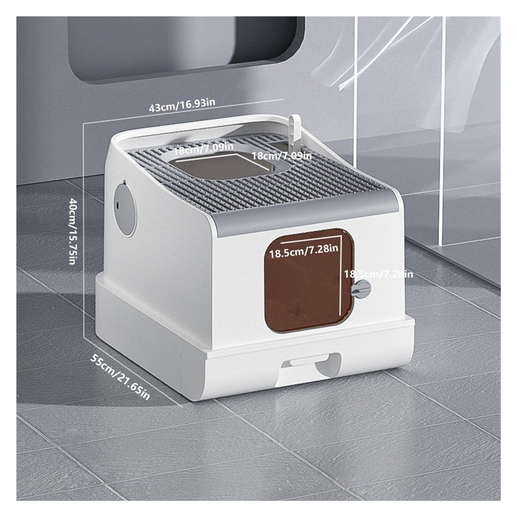 Fully Enclosed Extra Large Cat Litter Box M6896