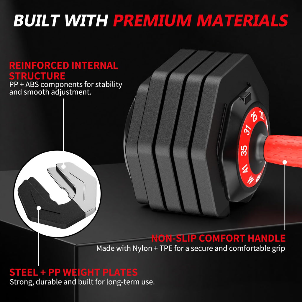 Adjustable Dumbbell Set 25 lb or 50 lb S700