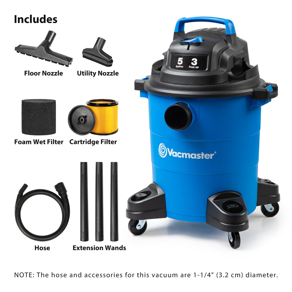 5-Gal Wet/Dry Vacuum D542