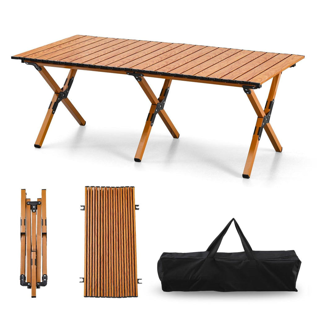 4Ft Aluminum Folding Camping Table C3107
