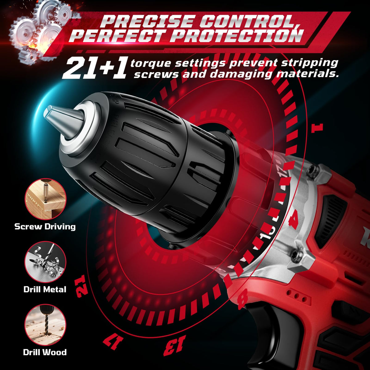 Cordless Drill Set G7201