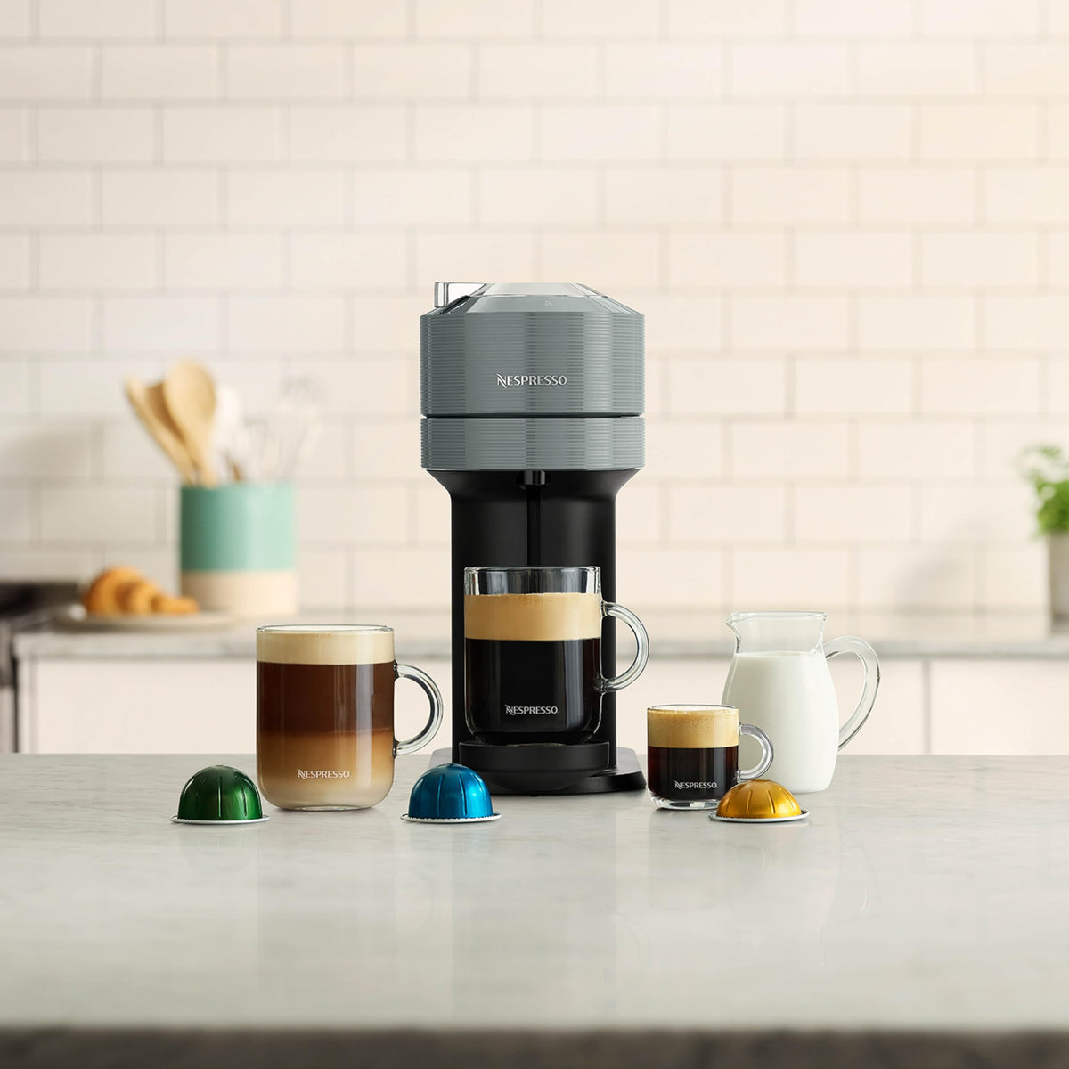 Light Grey Coffee & Espresso Maker C63771