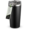 16 oz Stainless Steel Insulated Coffee Tumbler Black K798227
