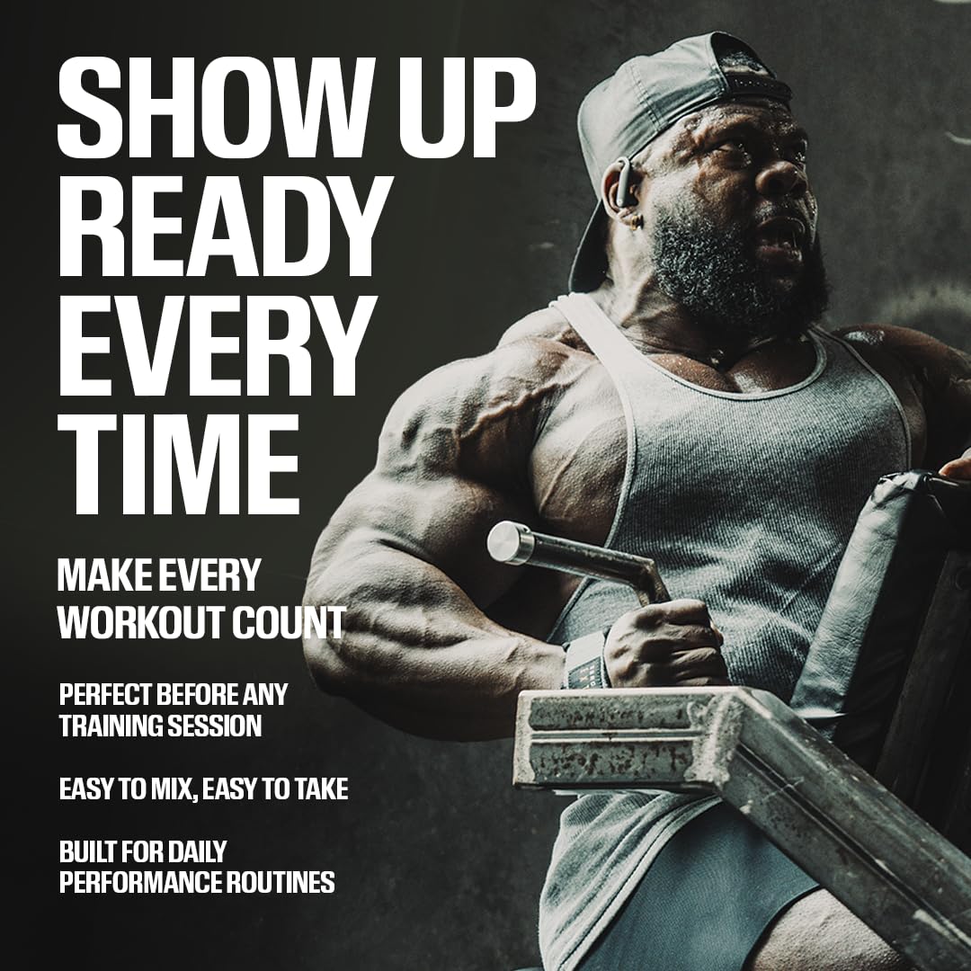 Orange Pre-Workout Powder with Caffeine, L-Citrulline, L-Tyrosine, & Beta Alanine Blend J1538