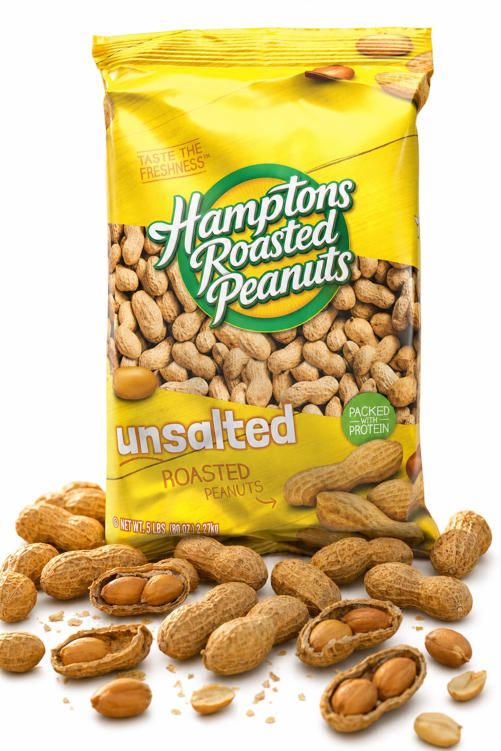Salted Whole Peanuts in Shell 5 lb Bag Q117839