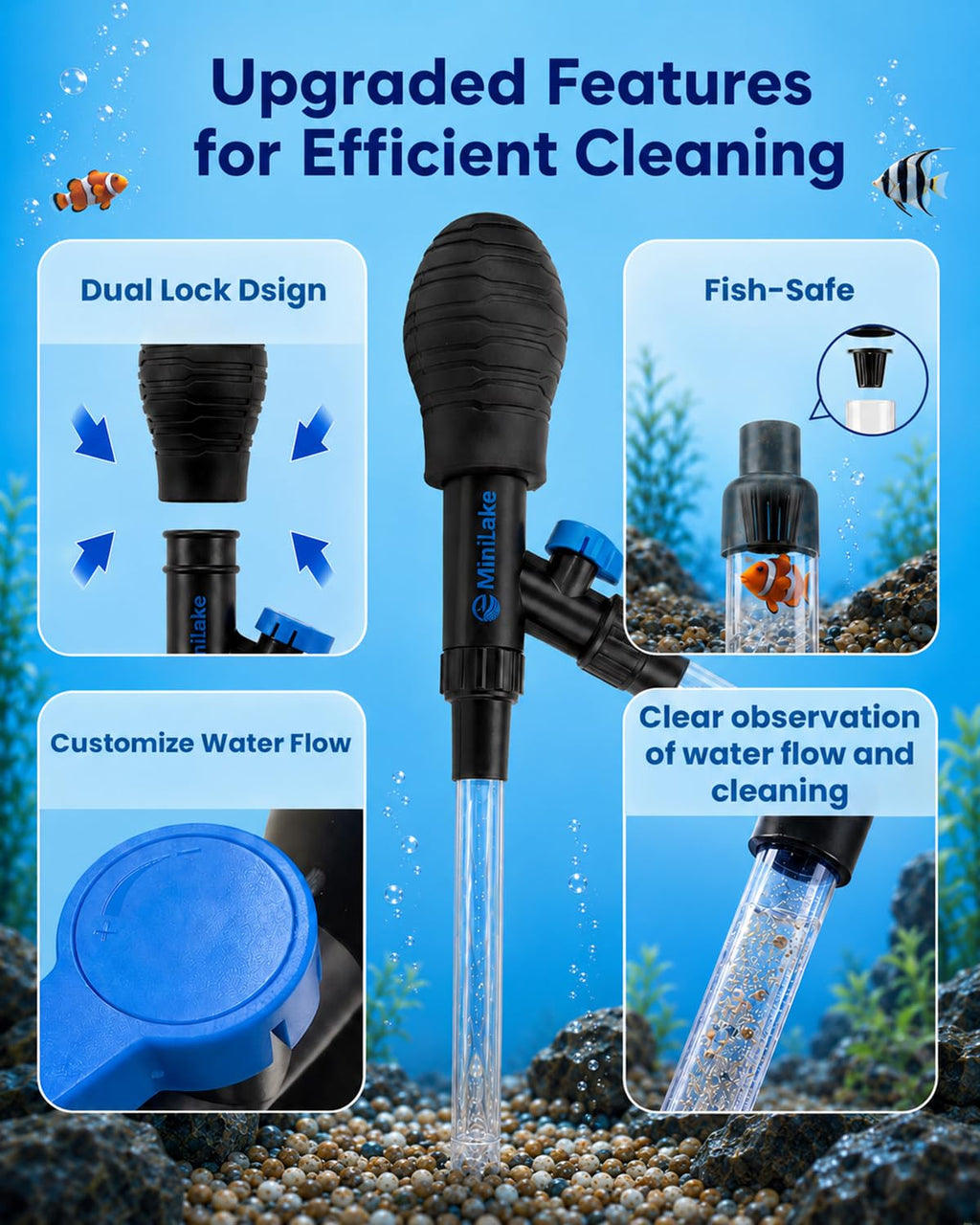 Aquarium Gravel Cleaner Kit H49552