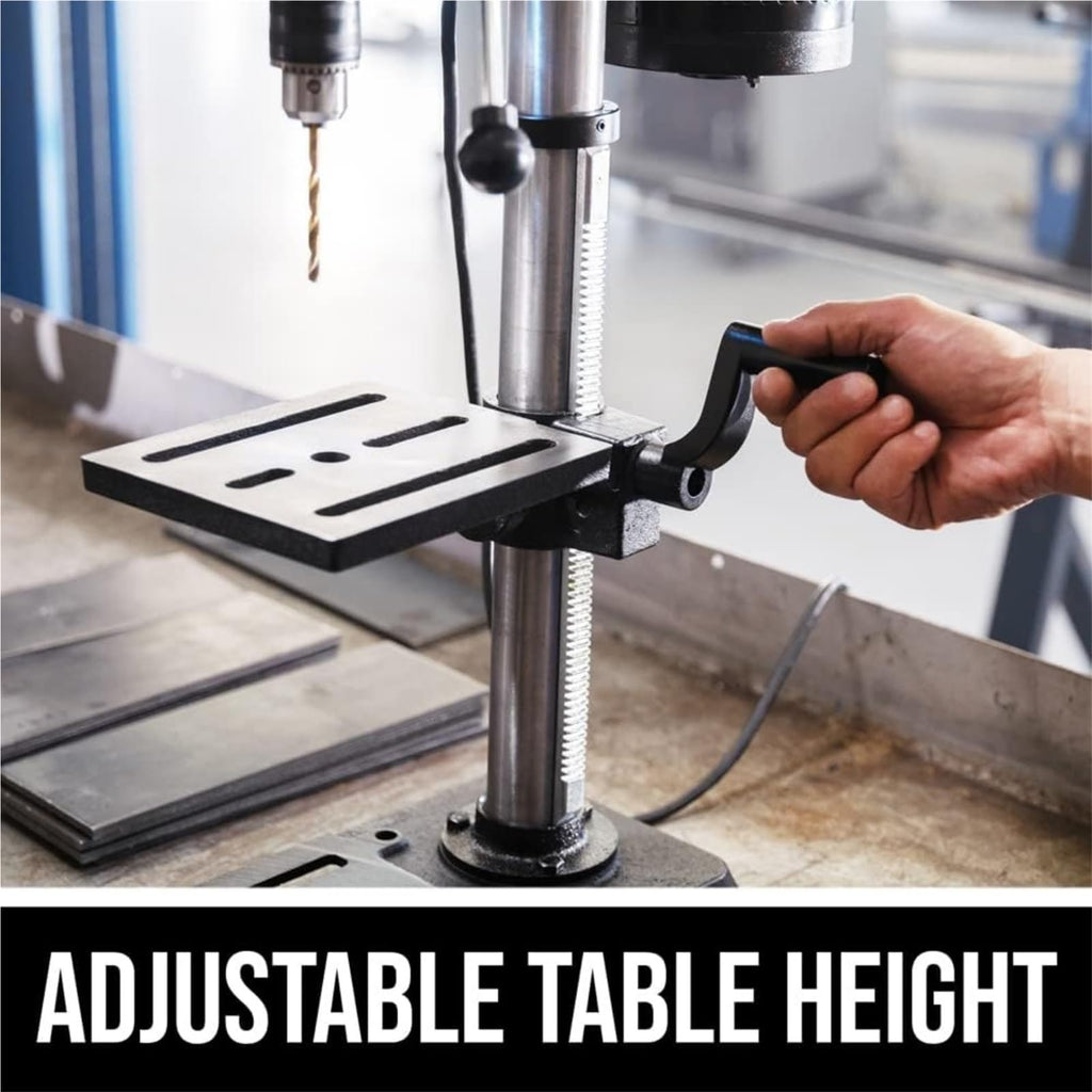 10 In. 5-Speed Benchtop Drill Press with Work Light K603