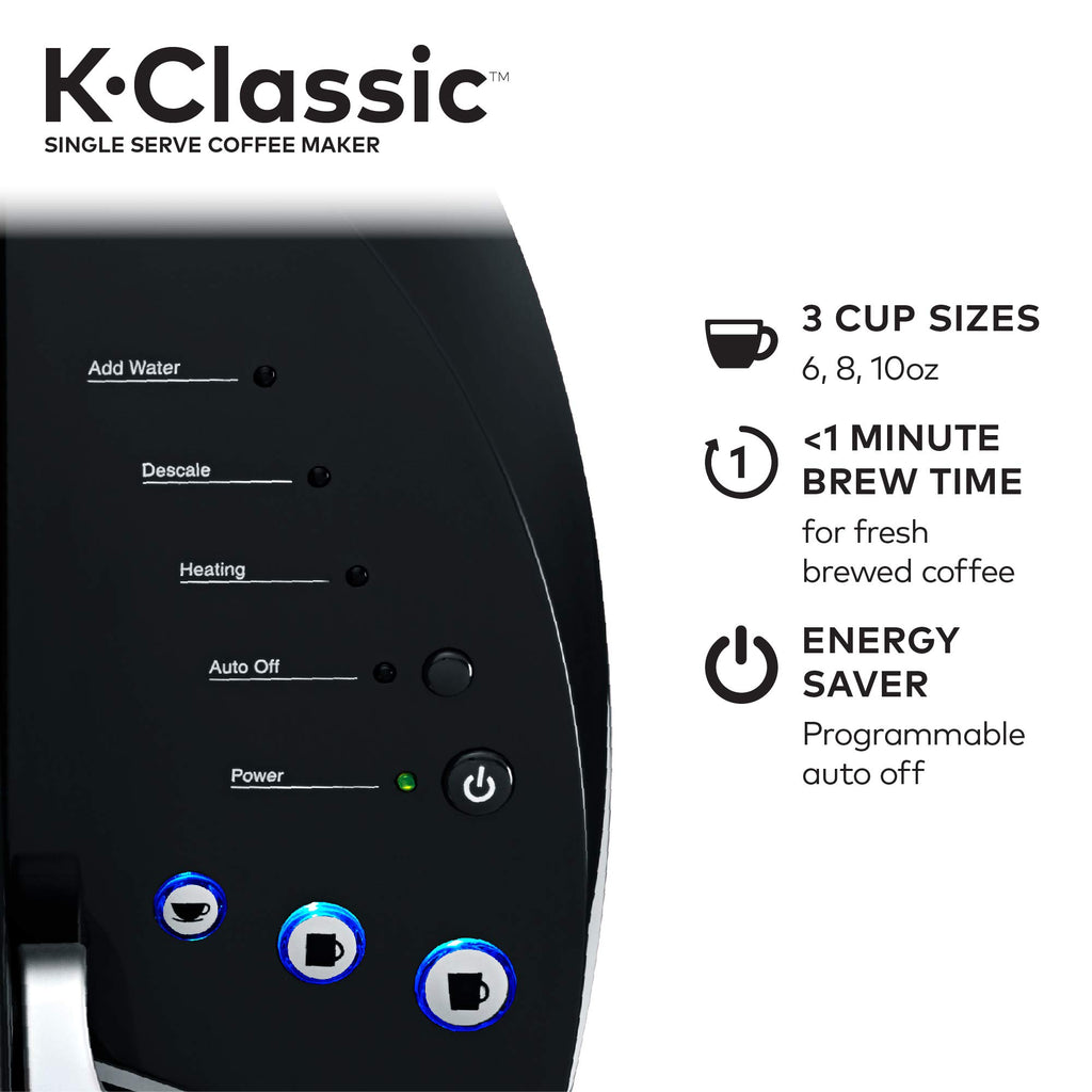 Black Single-Serve K-Cup Pod Coffee Maker F2281