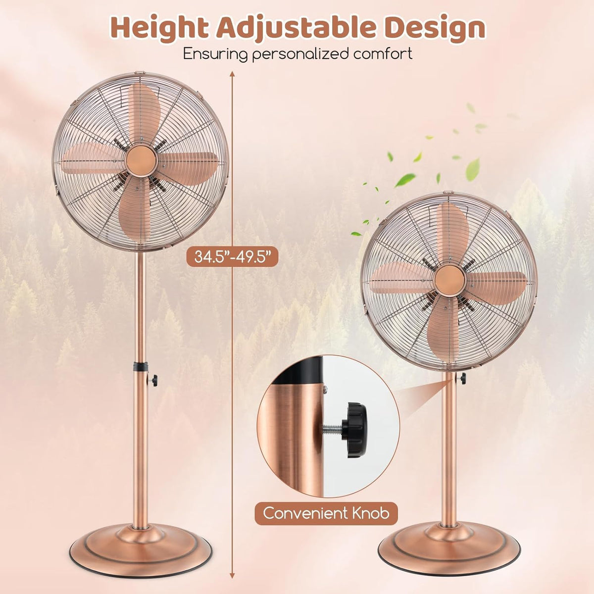 16'' Oscillating Pedestal Fan with 3 Speed A52791