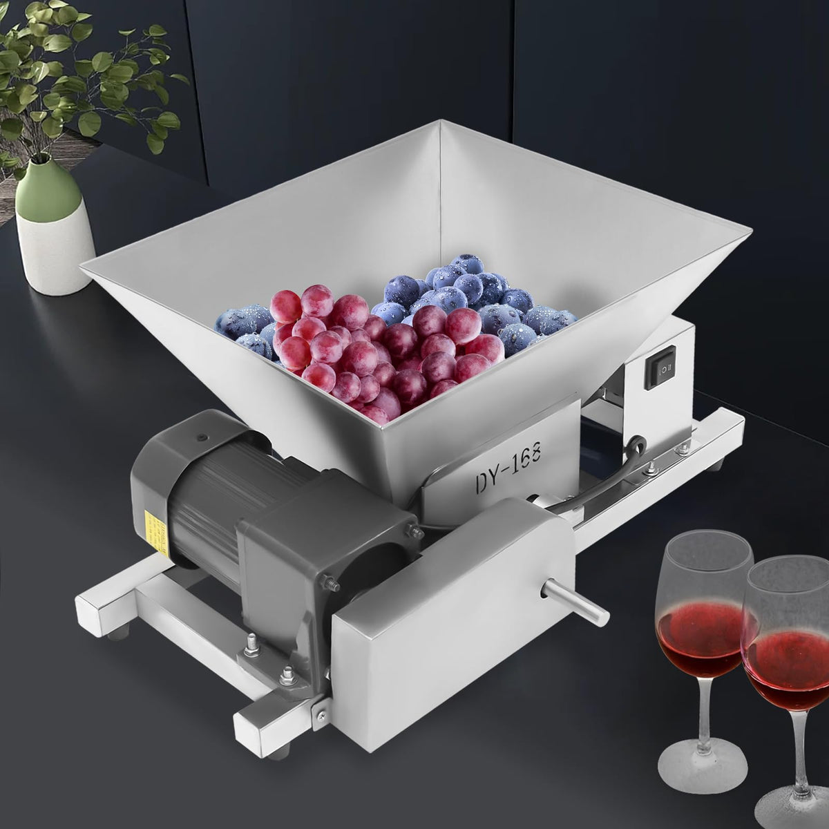 60W Stainless Steel 4L Fruit Crusher O2919