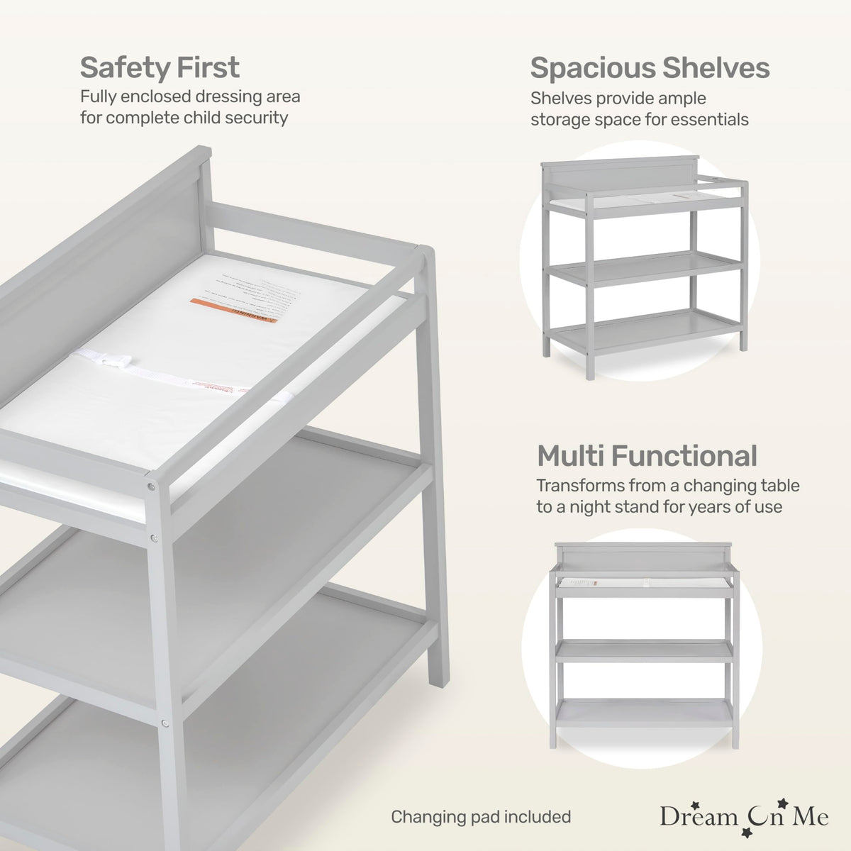 Universal Changing Table 34x20x40 Inch M70052