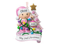 Baby's Second Christmas Ornament 2026 Pink I274