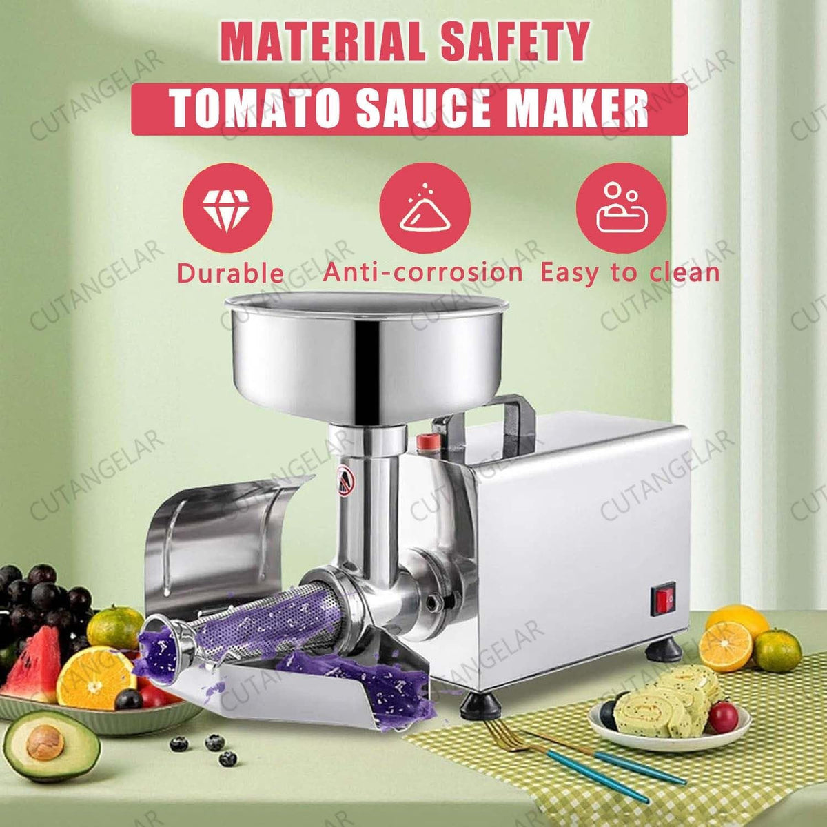 450W Electric Ketchup Maker with Adjustable Discharge Chute P56668
