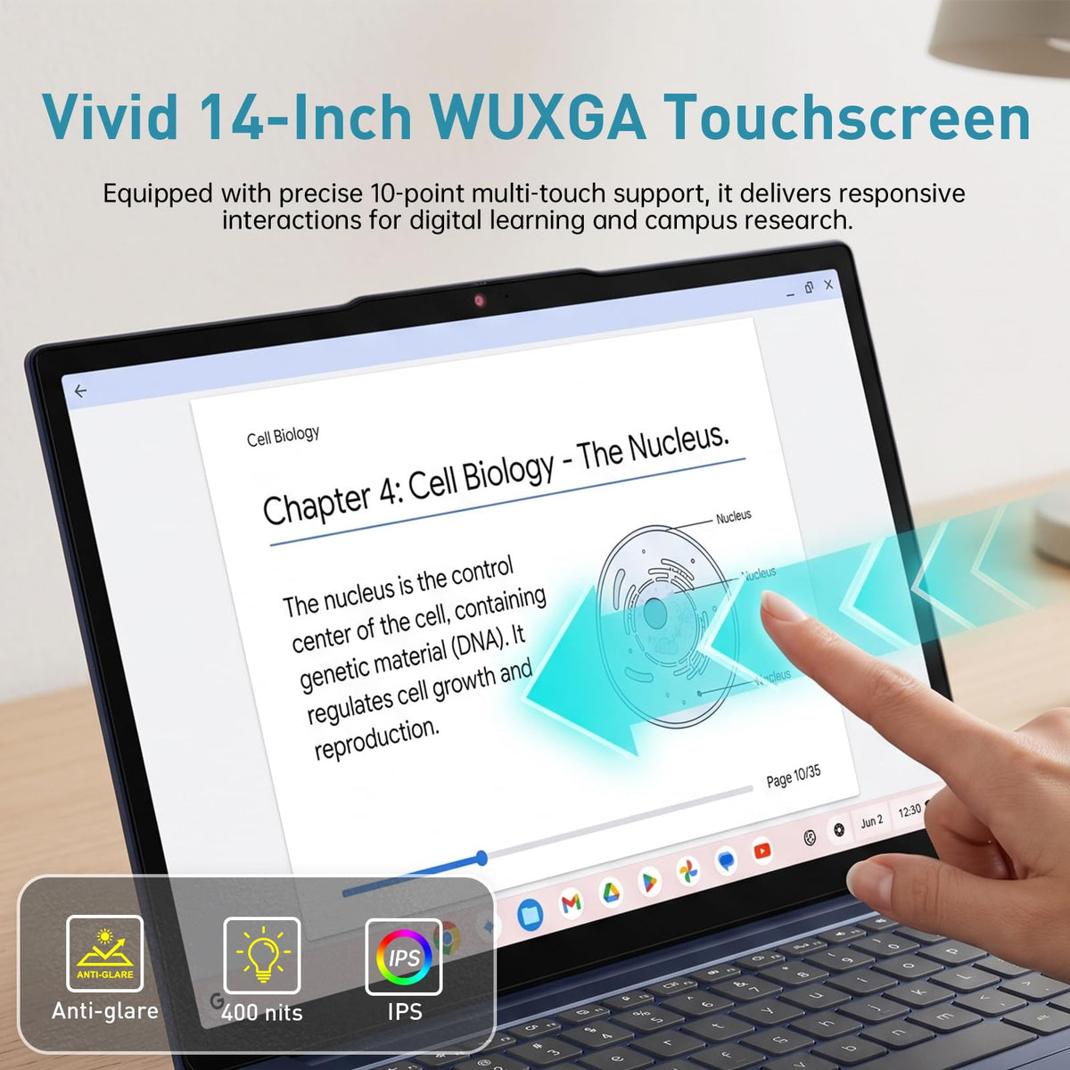 14" WUXGA Touchscreen Chromebook V65091