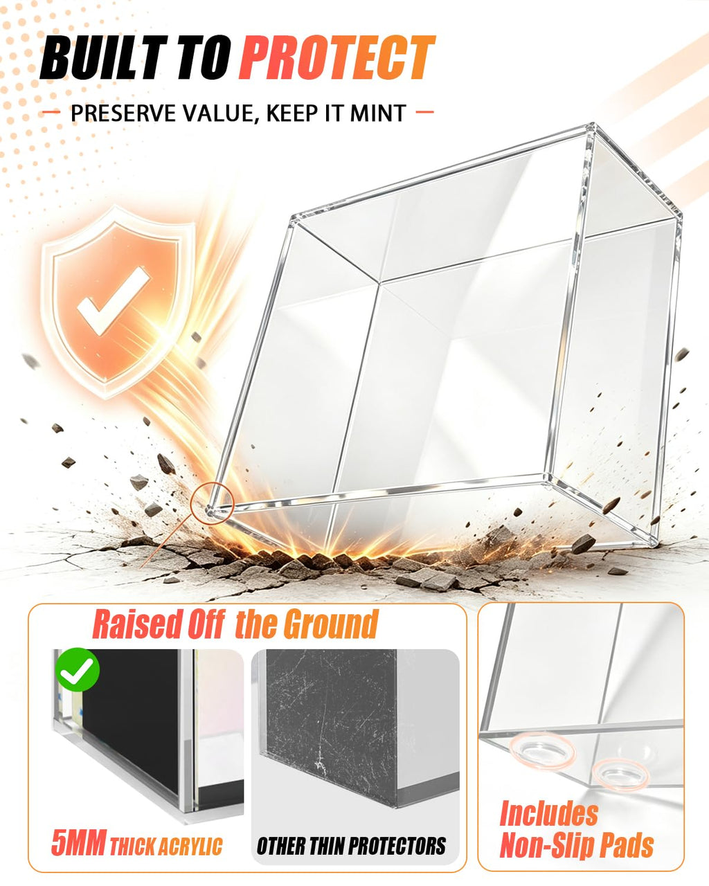 Acrylic ETB Protector Case 3 Pack T422