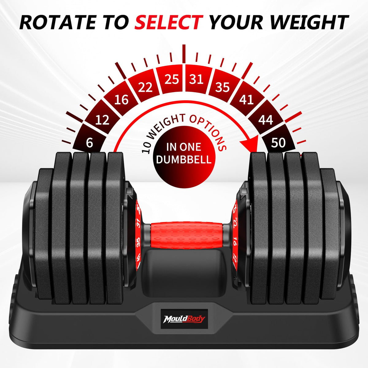 Adjustable Dumbbell Set 25 lb or 50 lb S700