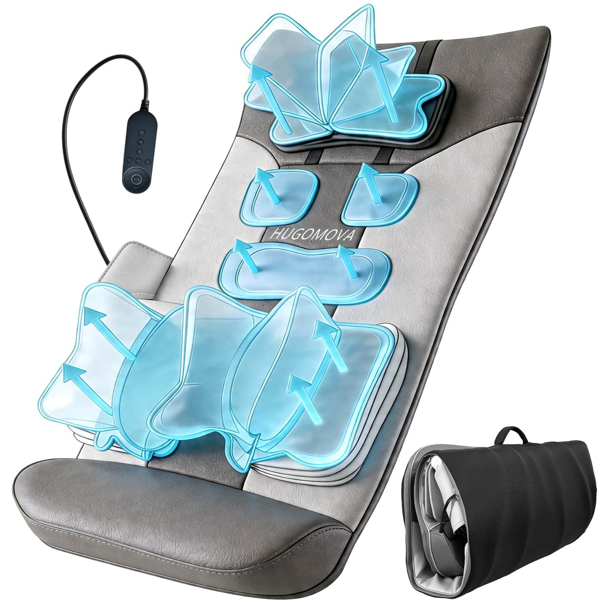 Foldable Full Body Stretching Massage Mat with Airbags D75691