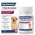 7-Way Dewormer for Large Dogs & Puppies, 50 Tablets Y424