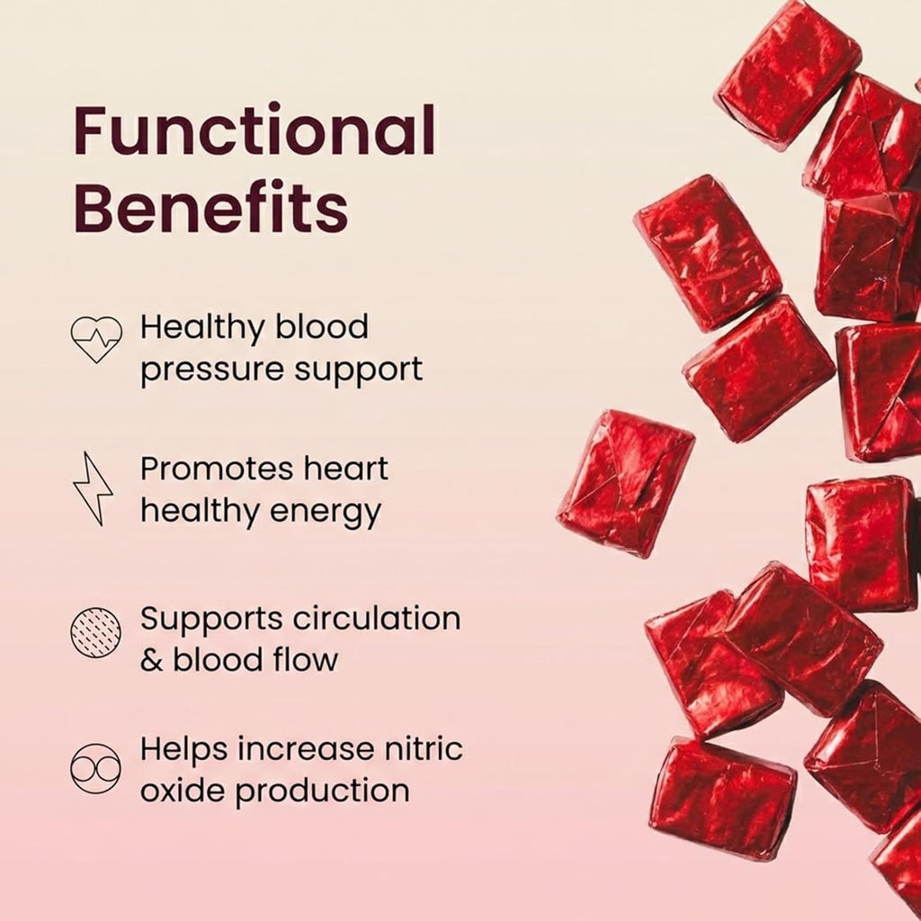 Beet Root Chews, Pomegranate Berry Flavor, 60 Chews R1493