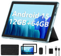 Android 15 Tablet 10 Inch 12GB RAM 64GB ROM 2 in 1 Blue Set Y926660