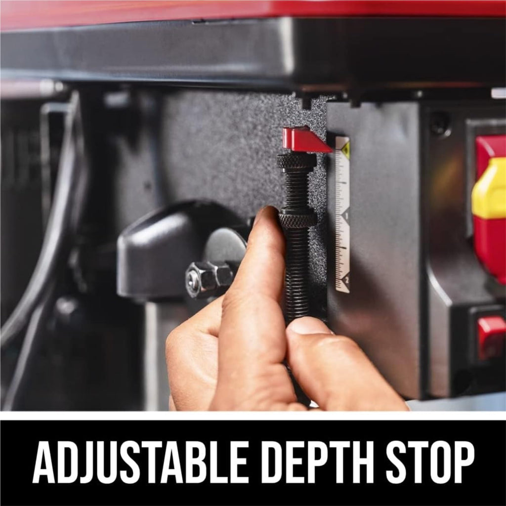 10 In. 5-Speed Benchtop Drill Press with Work Light K603