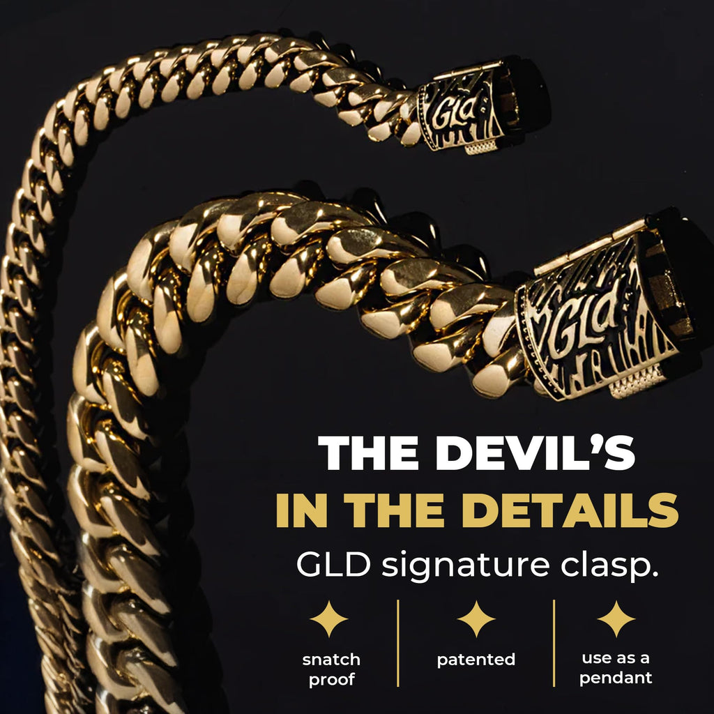 Gold-Plated Micro Cuban Link Chain M564