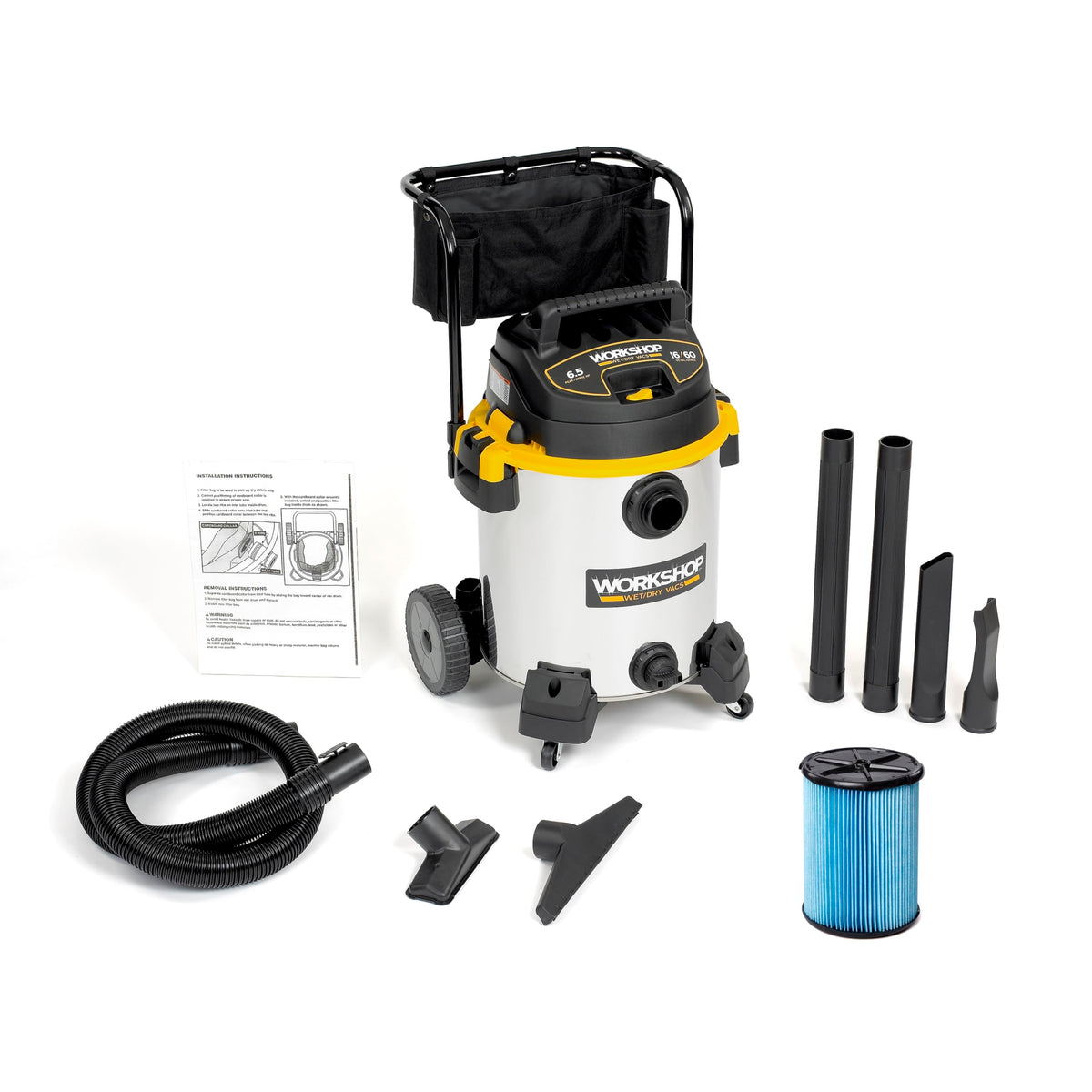 16-Gallon 6.5 Peak HP Wet Dry Vacuum Cleaner N26106
