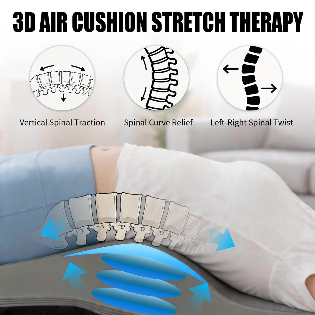 Foldable Full Body Stretching Massage Mat with Airbags D75691
