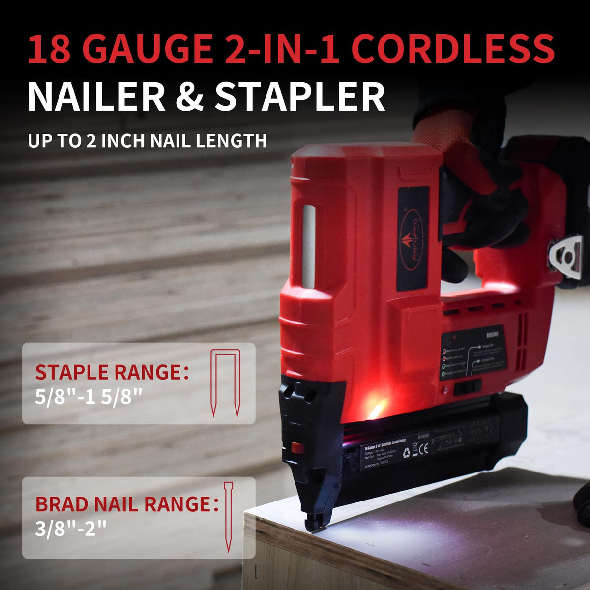 18G Cordless Brad Nailer R457