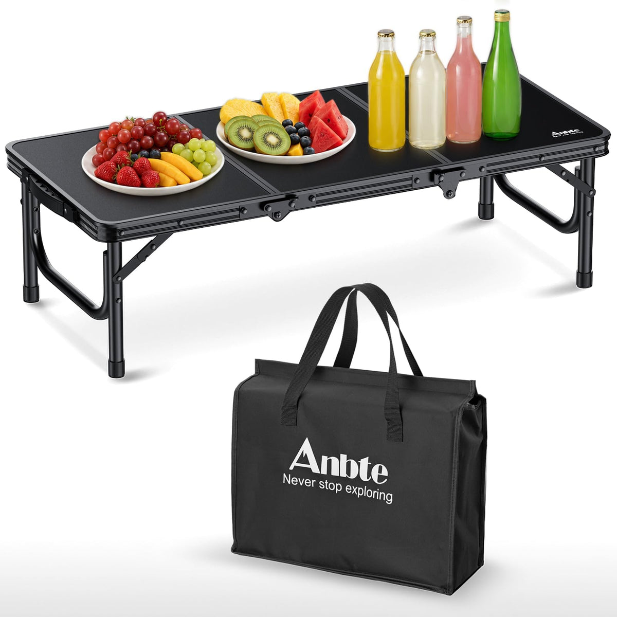 Black Folding Picnic Table B4248