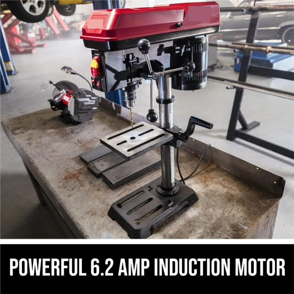 10 In. 5-Speed Benchtop Drill Press with Work Light K603
