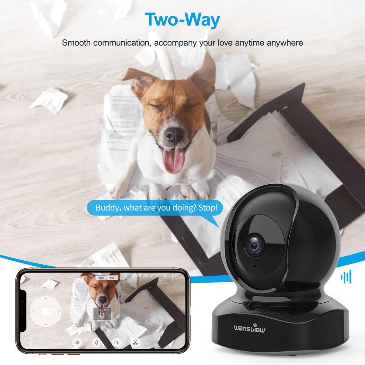2K Indoor Pet Cameras D411