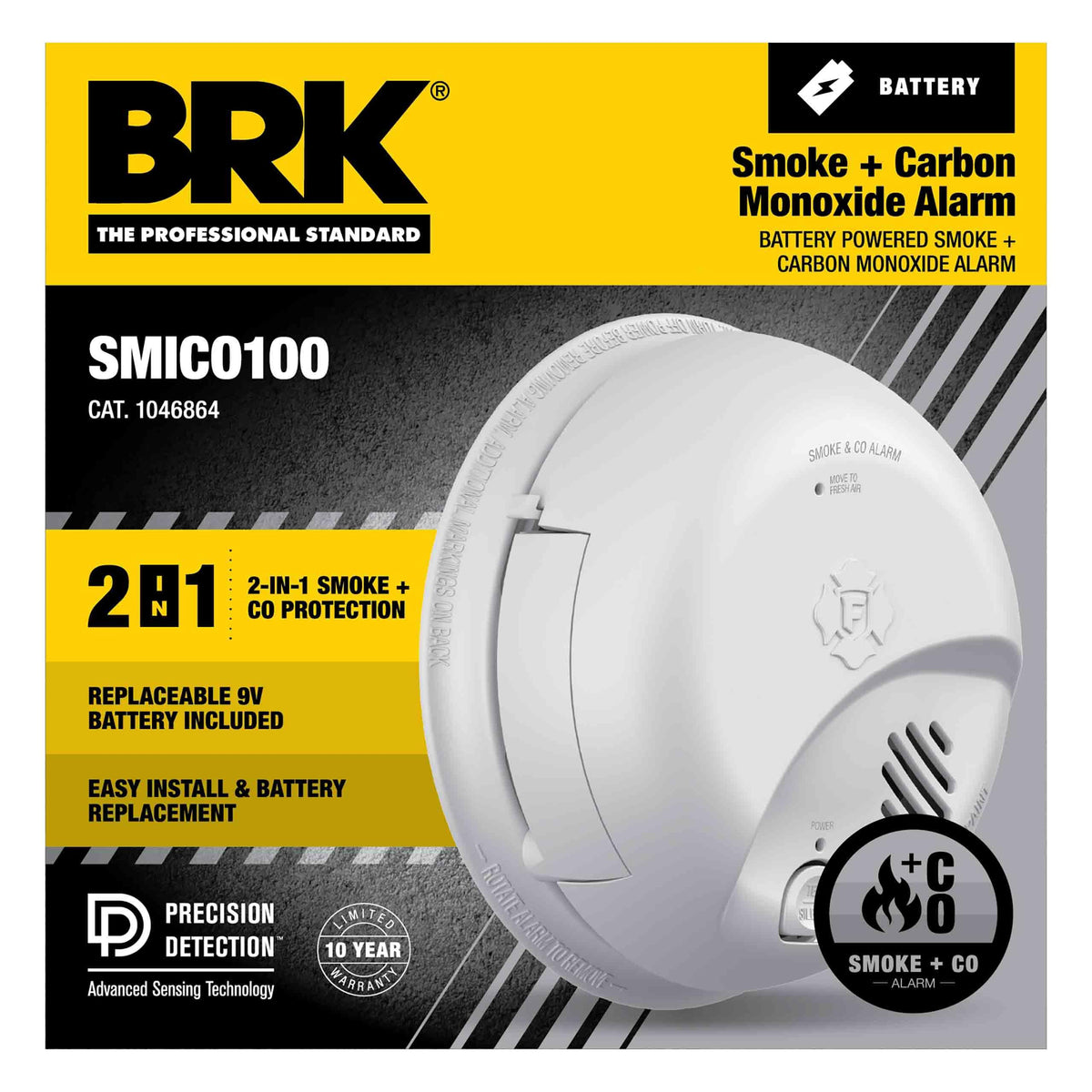 Battery Combination Smoke & Carbon Monoxide Alarm V977244