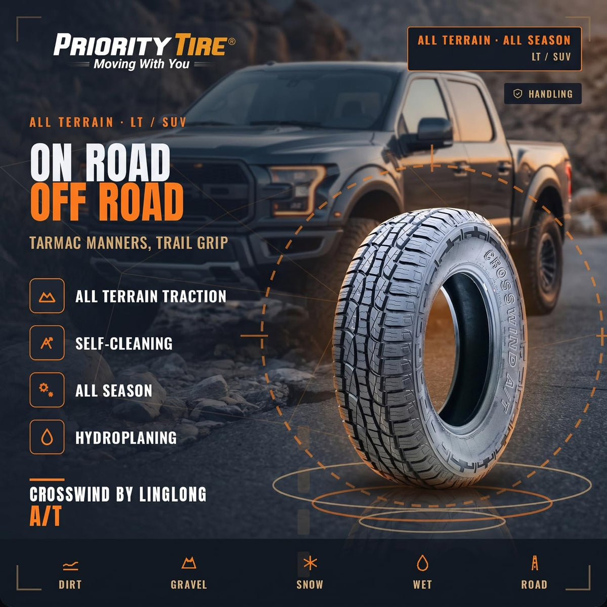265/70R18 116T Tires Q8284