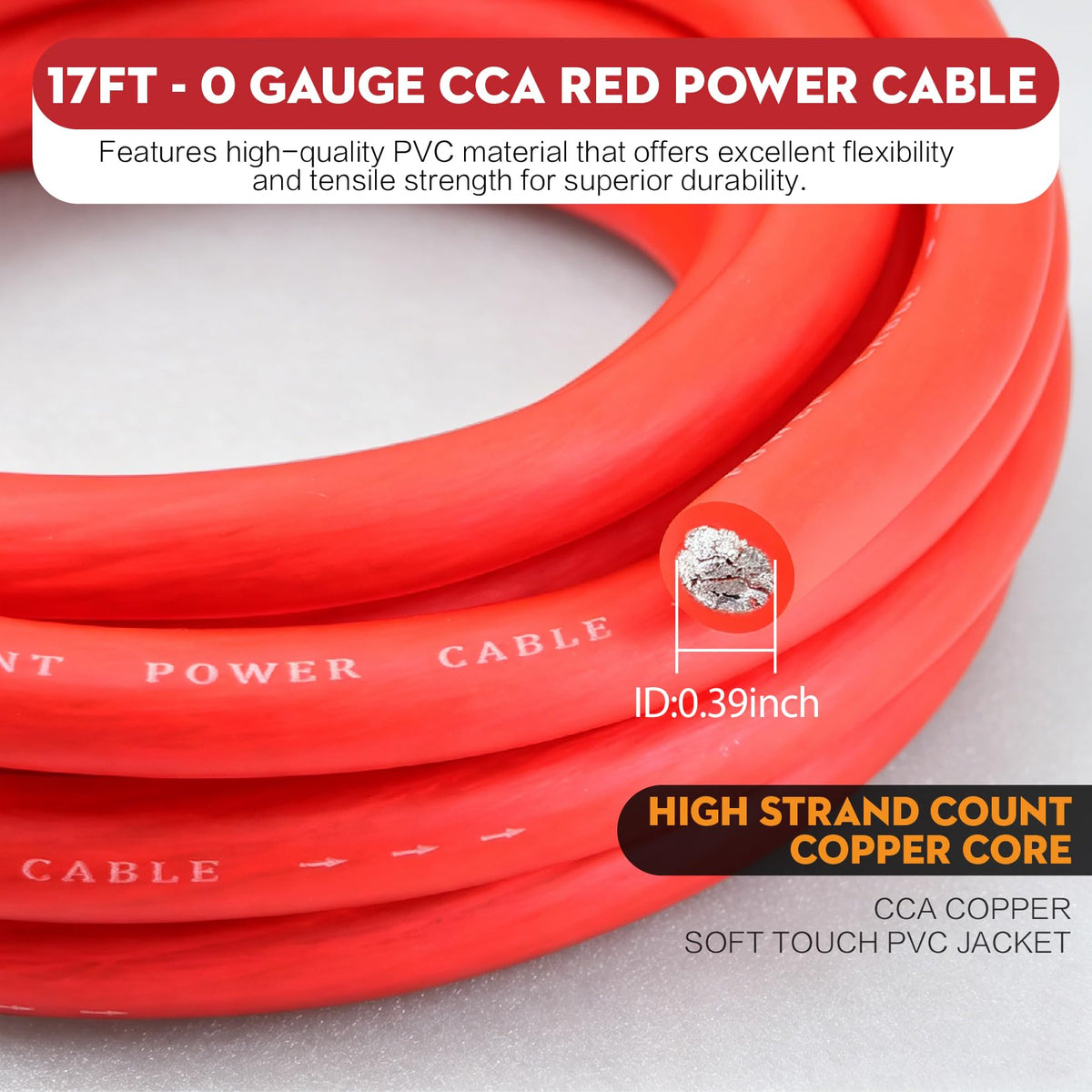0 Gauge Amp Wiring Kit, 3000 Watt Car Amplifier Installation Wiring Kit I465028