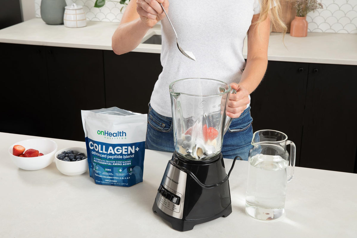 Multi Collagen Peptide Powder Types I, II, III, V & X Unflavored A707
