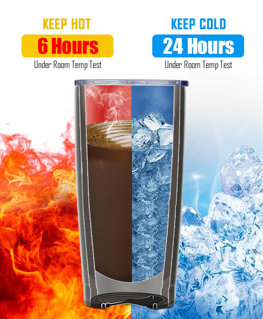 20 oz Insulated Stainless Steel Tumbler Set of 2 I573