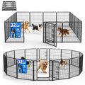 32 Inch 16 Panels Foldable Dog Playpen U407