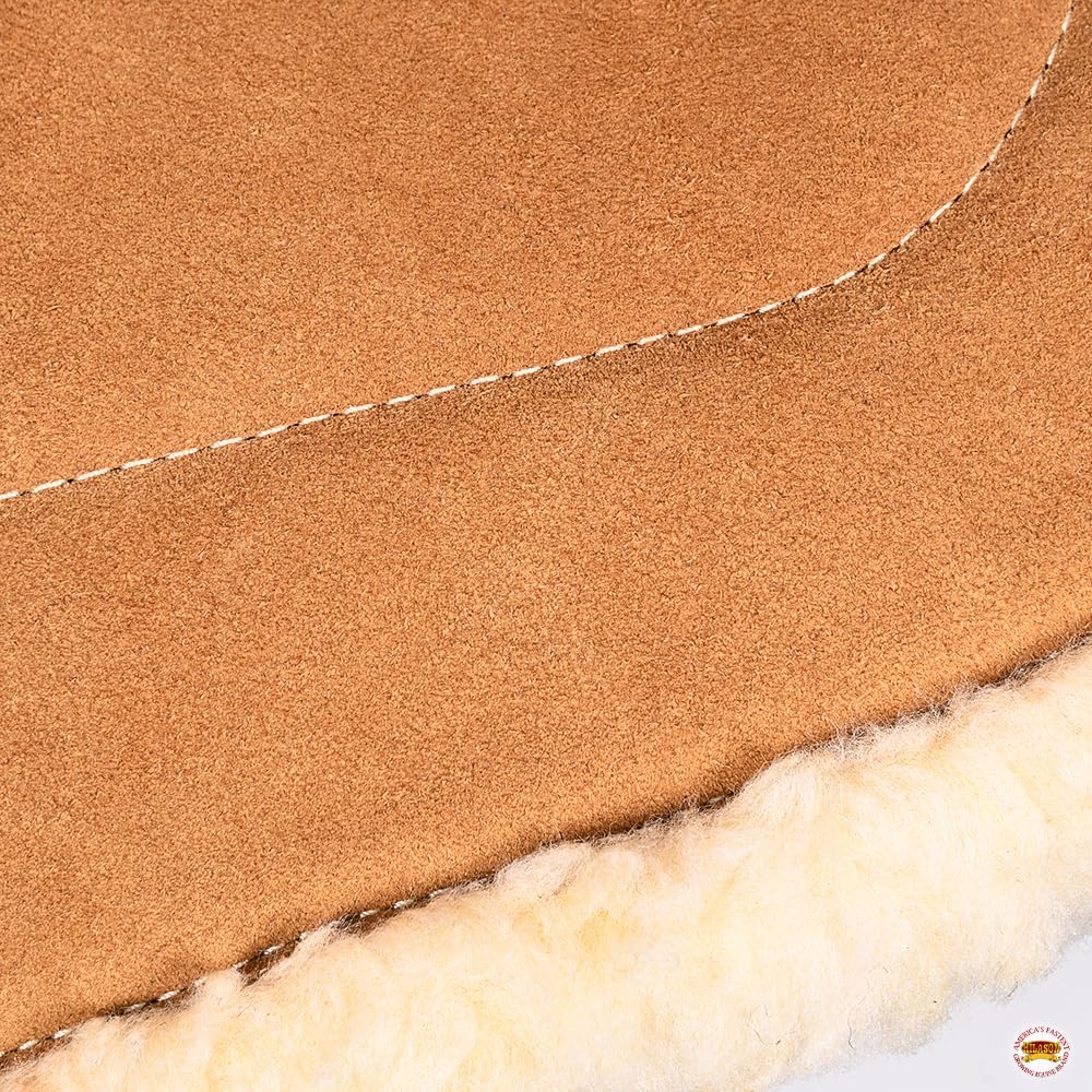 Tan Suede Leather Western Bareback Pad D41706