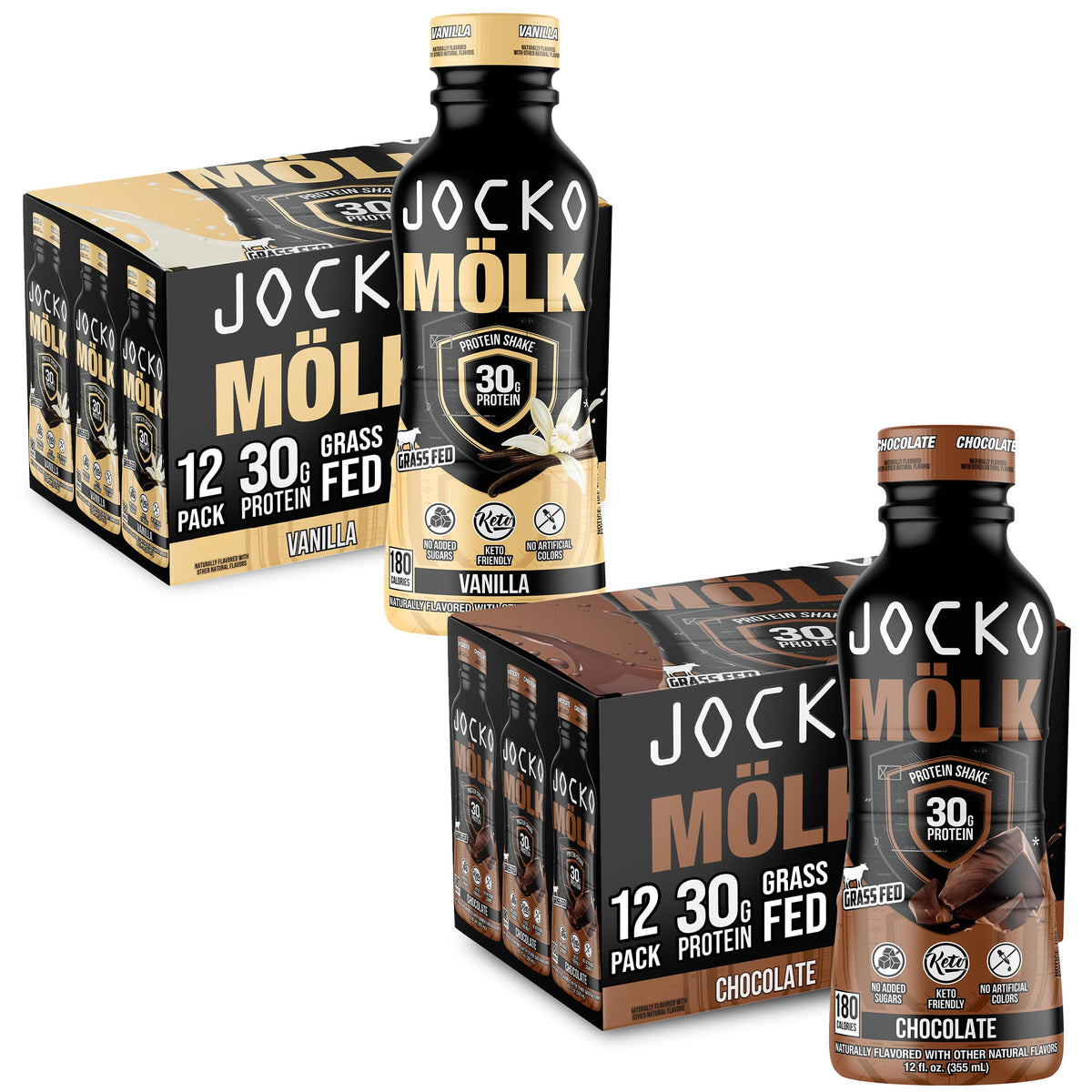 Vanilla and Chocolate Protein Shake 24 Count L132