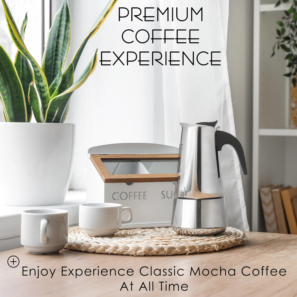 9 Cup Stainless Steel Moka Pot U283479
