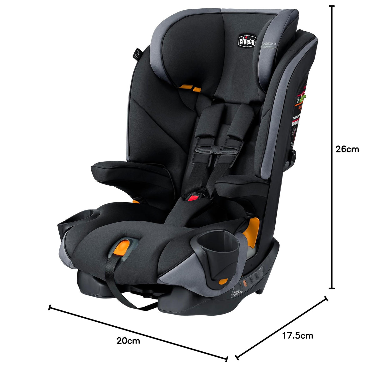 5-Point Harness High Back Booster Car Seat W98056