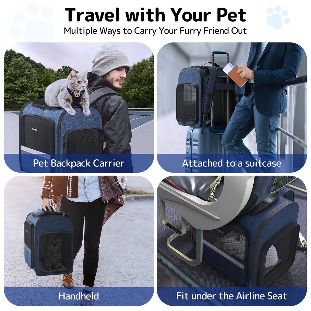 Cat Backpack with Play Tunnel S5081