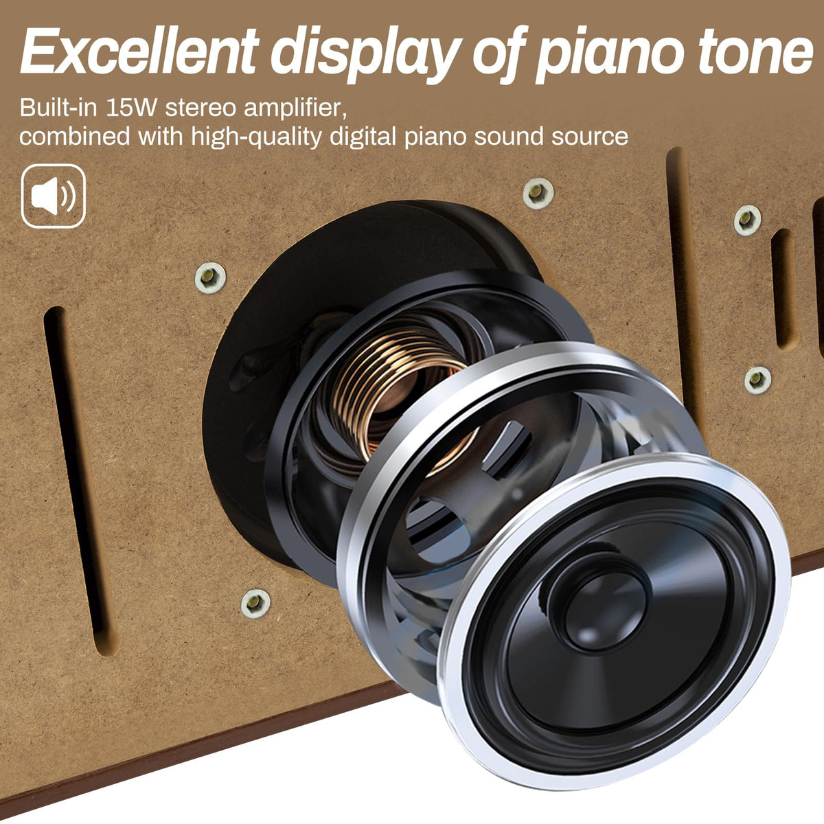 88-Key Weighted Digital Piano O4425