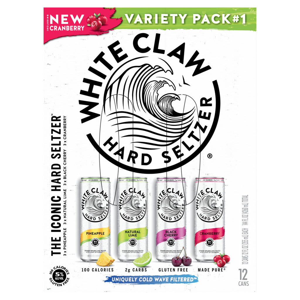Hard Seltzer Variety Pack 12pk 12 Fl Oz Cans I7756