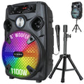 Bluetooth Party Speaker with Stand & Wired Microphone X702791